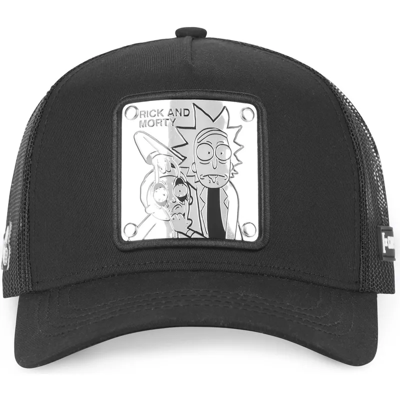 petten-gebogen-zwart-snapback-rick-loo3-rick-en-morty-rick-en-morty-van-capslab