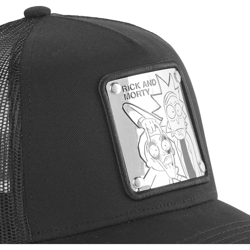 petten-gebogen-zwart-snapback-rick-loo3-rick-en-morty-rick-en-morty-van-capslab