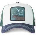 casquette-trucker-blanche-verte-et-bleue-cerf-forest-cas2-for3-fantastic-beasts-capslab