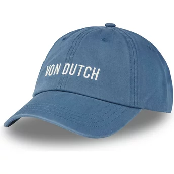 Gorra curva azul ajustable DC BL de Von Dutch