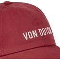 casquette-courbee-rouge-ajustable-dc-r-von-dutch