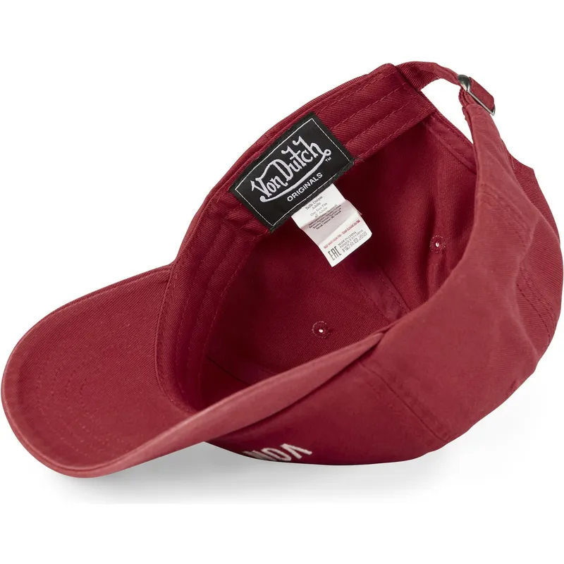petten-gebogen-rood-verstelbaar-dc-r-van-von-dutch