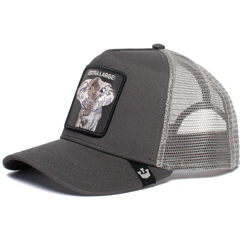 casquette-trucker-grise-elephant-heavy-extra-large-truckin-the-farm-goorin-bros