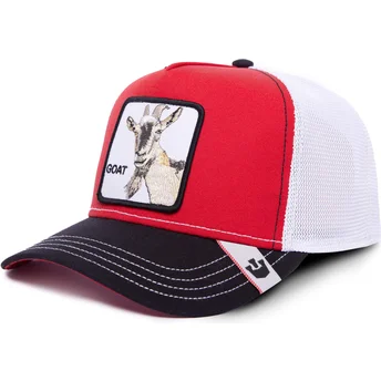 Petten gebogen rood snapback GOAT MV Butter The Farm MVP The Farm van Goorin Bros.