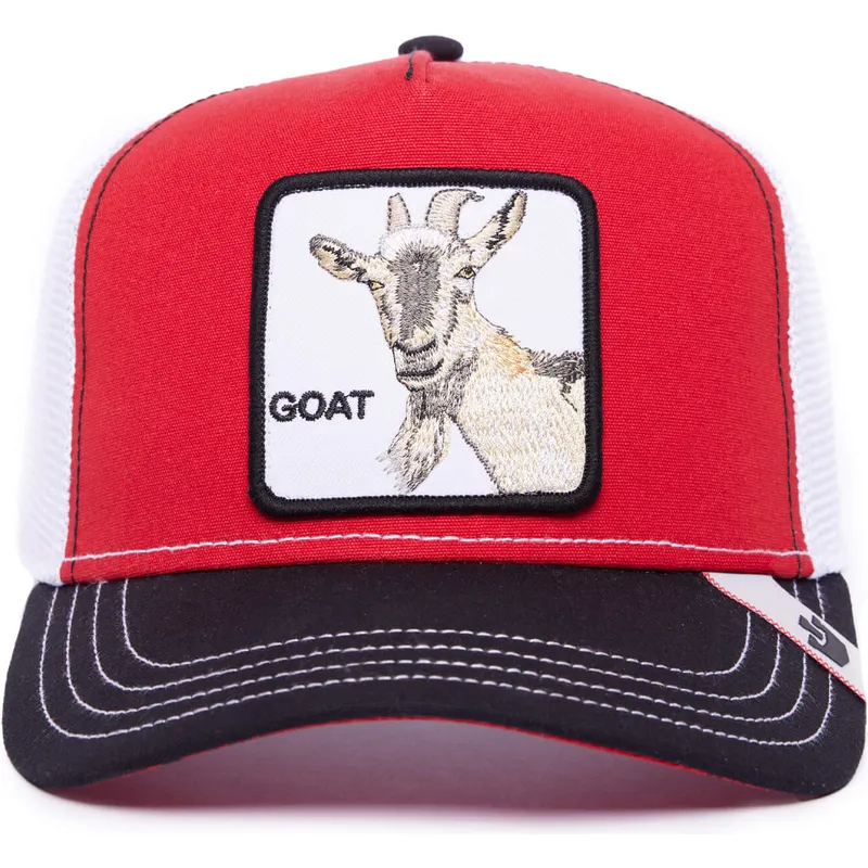 rod-vit-och-svart-trucker-keps-get-goat-mv-butter-the-farm-mvp-fran-goorin-bros