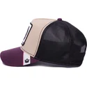 casquette-trucker-beige-et-violette-panthere-mv-panther-the-farm-mvp-goorin-bros