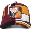 casquette-trucker-multicolore-panda-roux-cute-dorbz-the-farm-patchwork-goorin-bros