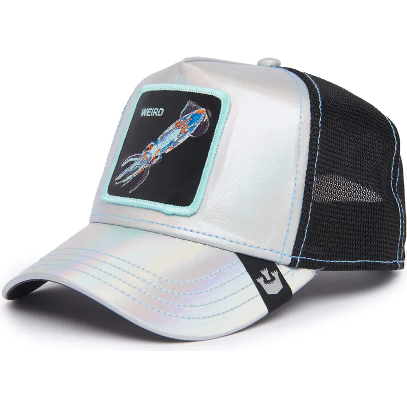 cappellino-trucker-grigio-e-nero-calamaro-weird-go-way-out-there-the-farm-deep-sea-di-goorin-bros