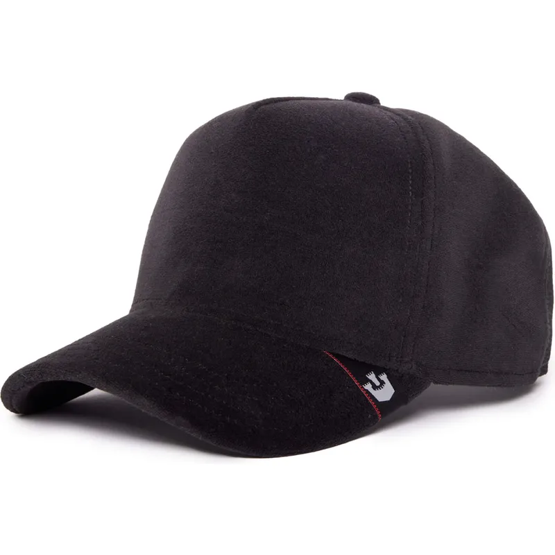 petten-gebogen-zwart-snapback-velour-blank-the-farm-van-goorin-bros petten-gebogen-zwart-snapback-velour-blank-the-farm-van-goorin-bros