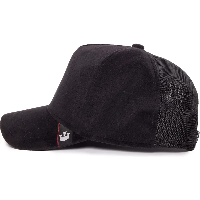 petten-gebogen-zwart-snapback-velour-blank-the-farm-van-goorin-bros petten-gebogen-zwart-snapback-velour-blank-the-farm-van-goorin-bros
