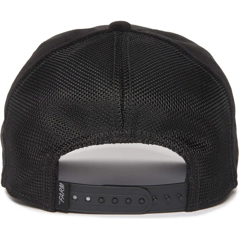 cappellino-trucker-nero-velour-blank-di-goorin-bros