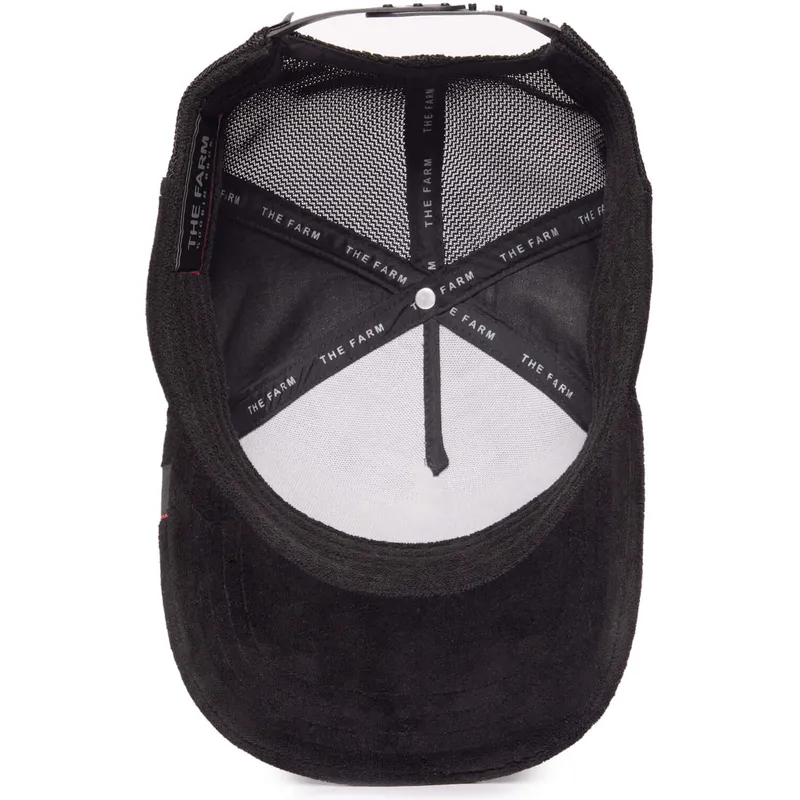 cappellino-trucker-nero-velour-blank-di-goorin-bros
