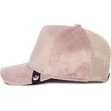 casquette-trucker-beige-velour-blank-goorin-bros