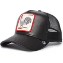 casquette-trucker-noire-coq-cock-will-prevail-the-farm-leather-goorin-bros