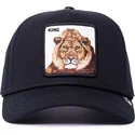 sort-buet-snapback-kasket-love-king-100-the-farm-all-over-canvas-fra-goorin-bros