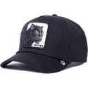 casquette-courbee-noire-snapback-panthere-panther-100-the-farm-all-over-canvas-goorin-bros