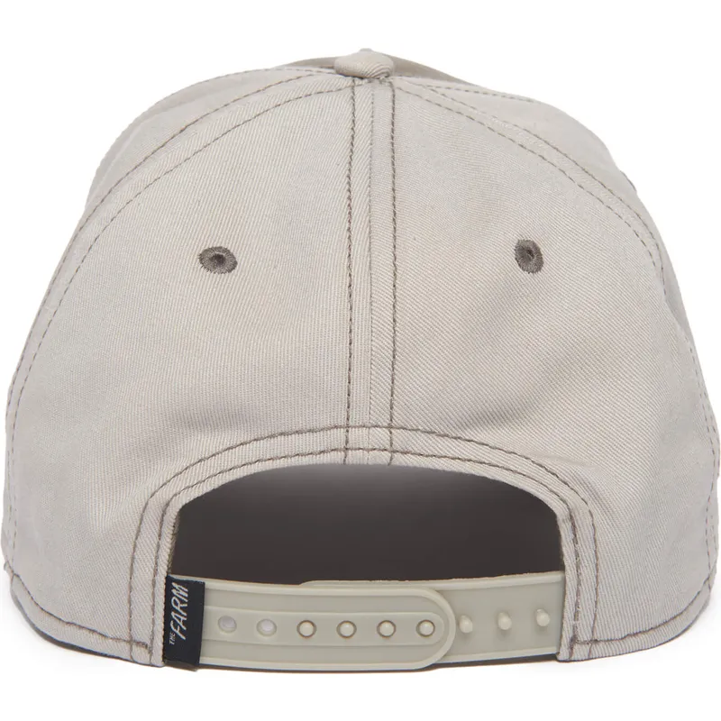 cappellino-visiera-curva-grigio-snapback-colomba-homie-pigeon-100-the-farm-all-over-canvas-di-goorin-bros