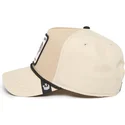 casquette-courbee-beige-snapback-coq-cock-rooster-100-the-farm-all-over-canvas-goorin-bros