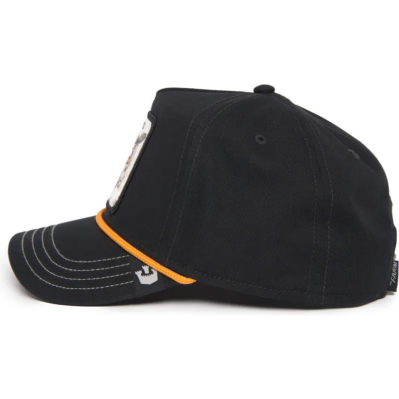 petten-gebogen-zwart-snapback-the-farm-van-goorin-bros