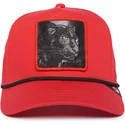 casquette-courbee-rouge-snapback-panthere-panther-100-the-farm-all-over-canvas-goorin-bros