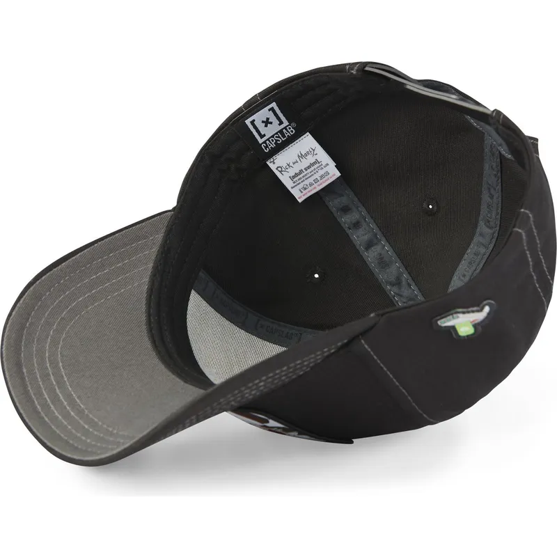 petten-gebogen-zwart-snapback-ra1-rick-en-morty-van-capslab