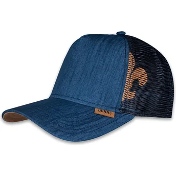 Djinns HFT Linen 2014 Marineblaue Trucker-Kappe