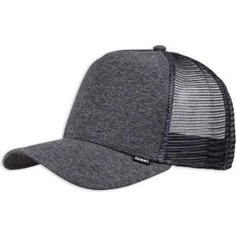 Dunkelgraue Cut & Sew HFT Trucker-Kappe von Djinns