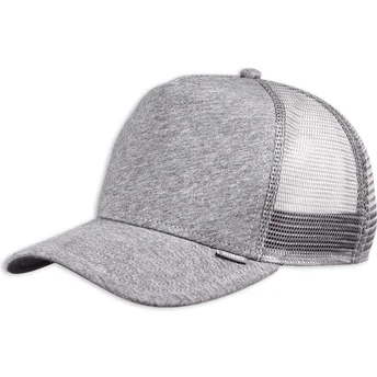 Petten gebogen grijs snapback van Djinns
