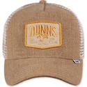 petten-gebogen-bruin-snapback-hippy-canvas-hft-van-djinns