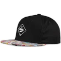 djinns-sort-flad-snapback-kasket-med-aztek-gummimotiv