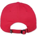 cappello-rosso-con-visiera-curva-regolabile-brushed-twill-truefit-20-di-djinns