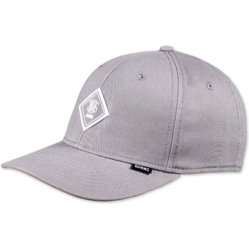 petten-gebogen-grijs-verstelbaar-brushed-twill-truefit-20-van-djinns