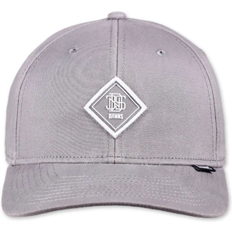 petten-gebogen-grijs-verstelbaar-brushed-twill-truefit-20-van-djinns