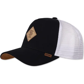 Petten gebogen zwart snapback HFT Jersey Patch van Djinns