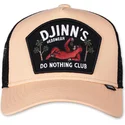 djinns-do-nothing-club-hft-dnc-sloth-beige-and-black-trucker-hat