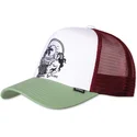 cappellino-trucker-bianco-rosso-e-verde-lazy-mermaid-hft-di-djinns
