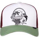 cappellino-trucker-bianco-rosso-e-verde-lazy-mermaid-hft-di-djinns