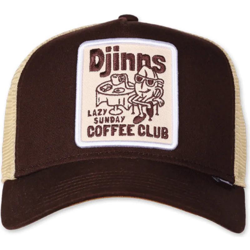 petten-gebogen-bruin-snapback-lazy-sunday-coffee-hft-van-djinns