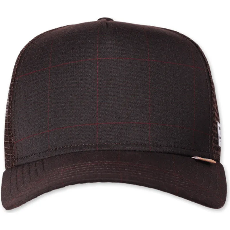 petten-gebogen-bruin-snapback-hft-glencheck-van-djinns