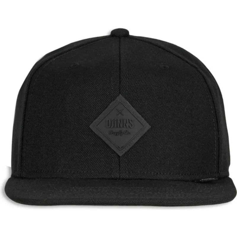 petten-plat-zwart-snapback-monochrome-van-djinns
