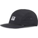 casquette-plate-noire-ajustable-puffy-nylon-djinns