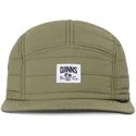 gorra-plana-verde-ajustable-puffy-nylon-de-djinns