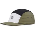 casquette-plate-blanche-noire-et-verte-ajustable-puffy-nylon-djinns