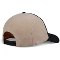 petten-gebogen-zwart-snapback-hft-puffy-nylon-van-djinns