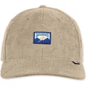 casquette-courbee-beige-snapback-mountains-truefit-cord-djinns
