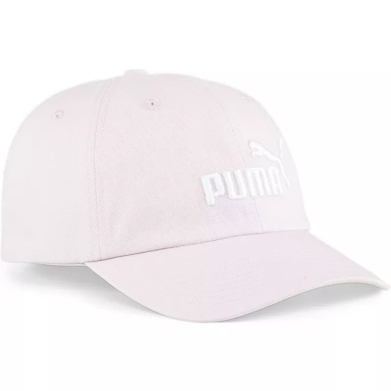 Puma Curved Brim Essentials No.1 Pink Adjustable Cap
