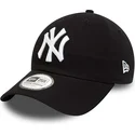 casquette-courbee-noire-ajustable-9twenty-league-essential-new-york-yankees-mlb-new-era