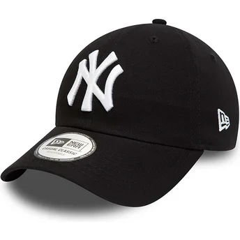 Casquette courbée noire ajustable 9TWENTY League Essential New York Yankees MLB New Era