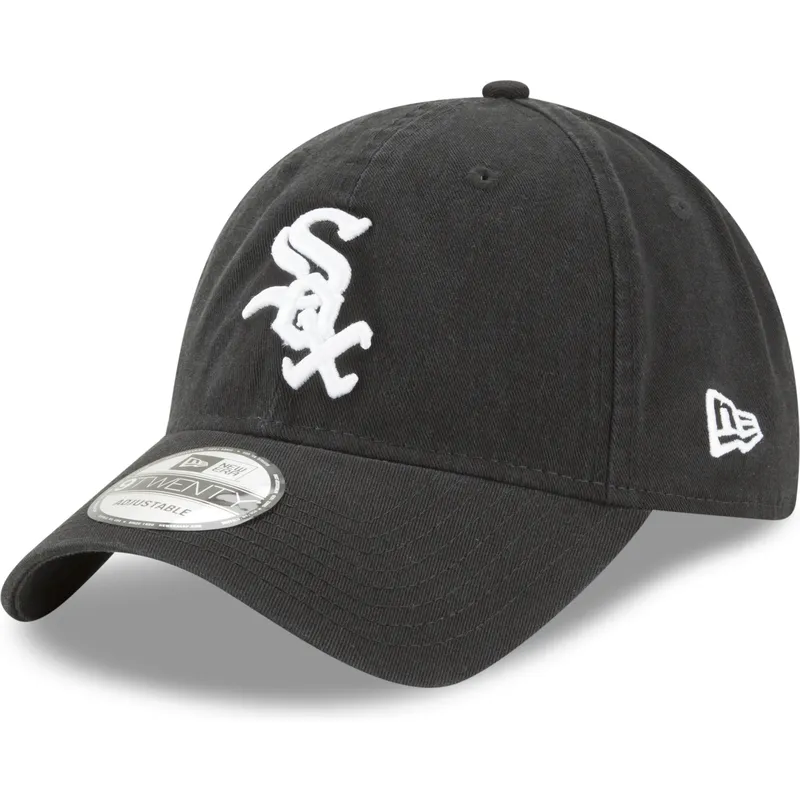 petten-gebogen-zwart-verstelbaar-9twenty-core-classic-van-chicago-white-sox-mlb-van-new-era petten-gebogen-zwart-verstelbaar-9twenty-core-classic-van-chicago-white-sox-mlb-van-new-era