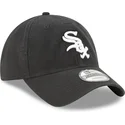 casquette-courbee-noire-ajustable-9twenty-core-classic-chicago-white-sox-mlb-new-era